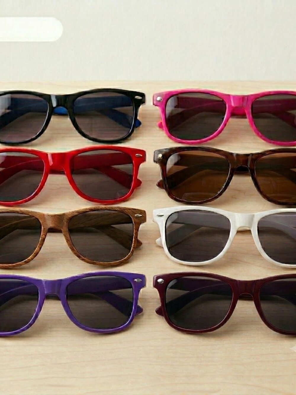 Sunglasses Bundle set of 8 various colors Inexpensive Sunglasses